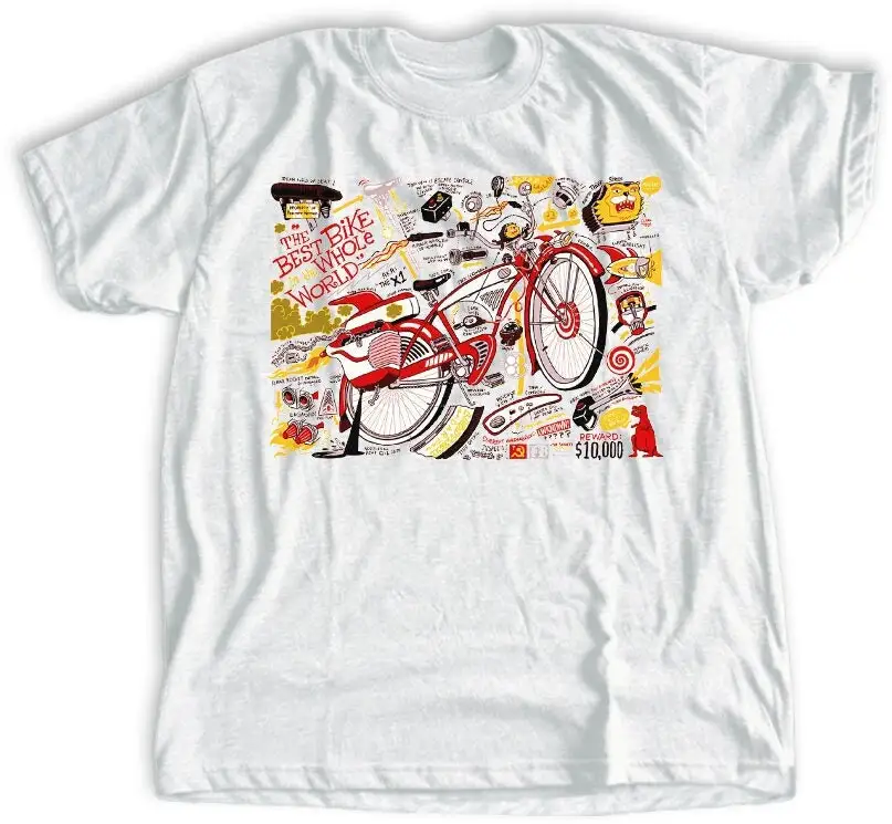 دراجة الطريق 80 الرائعة تي شيرت للبالغين والأطفال ، الدراجة المدرسية ، الأولاد والبنات