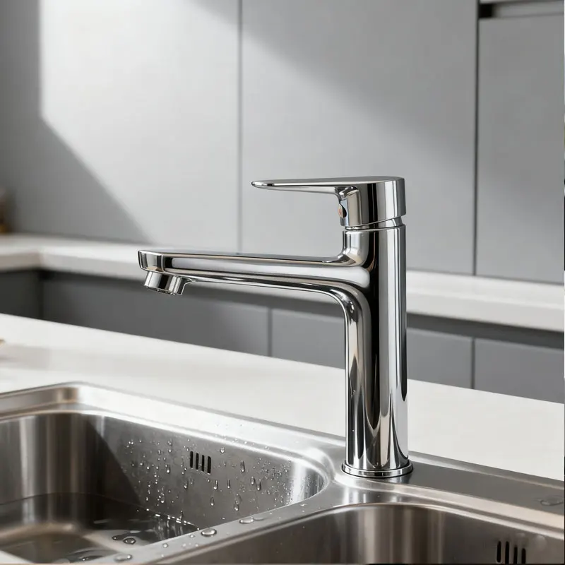 

With Water Pipe and Accessories Bathroom Faucet Home Accessories Bathroom Faucets Basin Faucet Bathtub Copper Single Hole Faucet