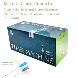 Blunt-tip Cannula for filler injection 14G 90MM 18/21/22/ 23/ 25/ 27/ 30G uric acid facial filling nose slight blunt needle