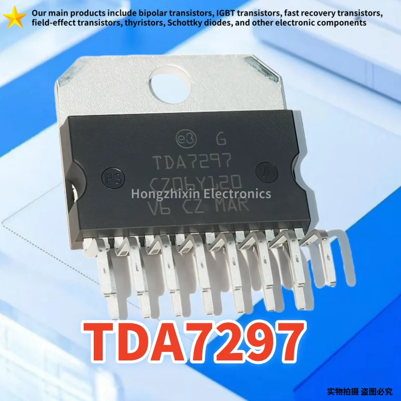 

10PCS : Brand new quality TDA7297 ZIP-15 Sound Amplifier Integrated Circuit Chip 6.5-18V 15W * 2