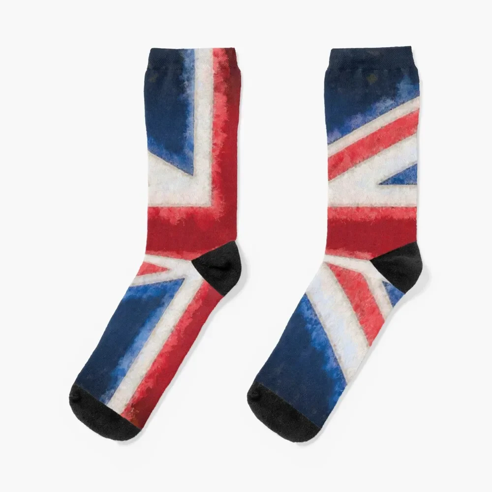 

UK flag Socks retro summer hockey Women's Socks Men's