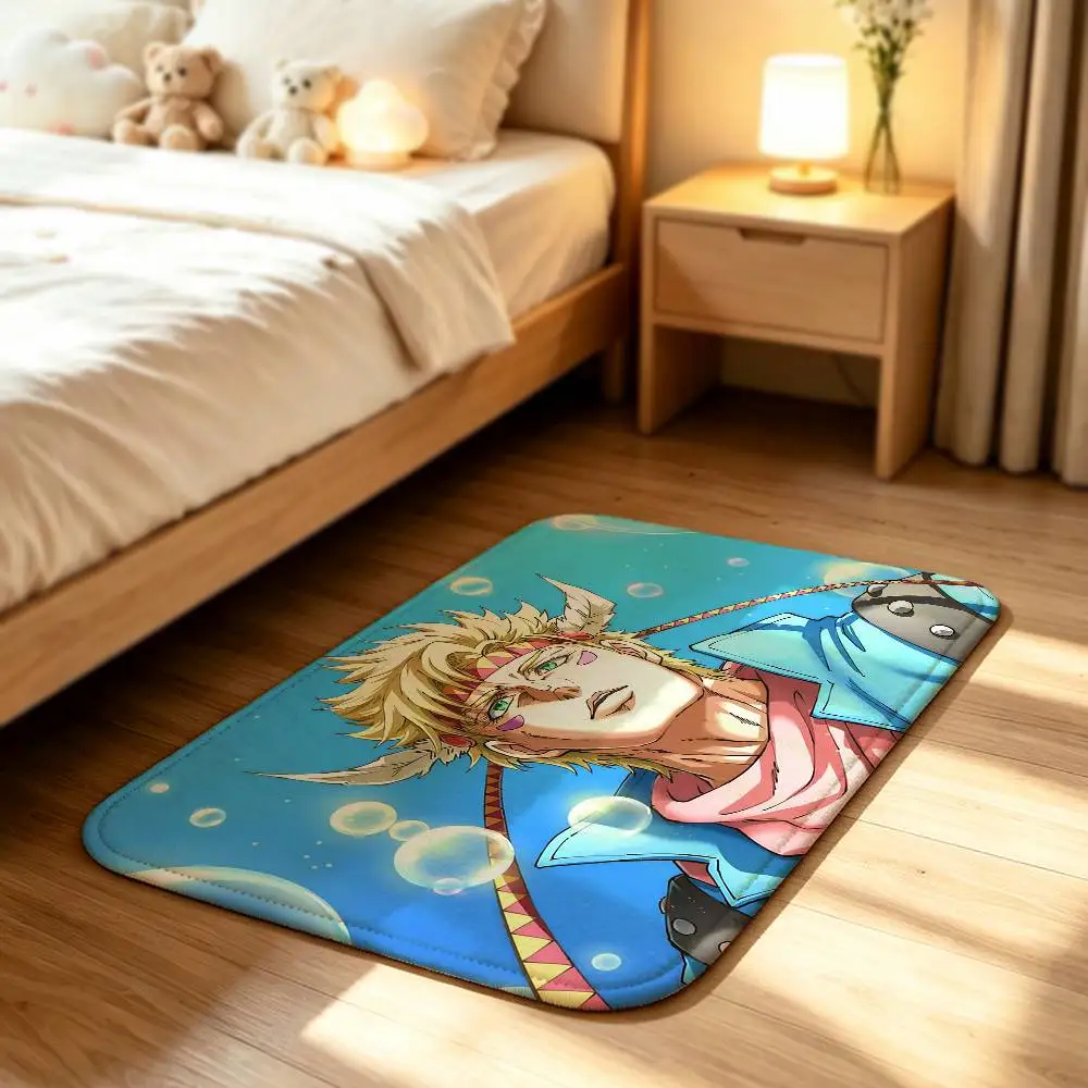 Jojo C-Caesar Zeppeli Anti‑Slip Floor Mat Short Plush Rug mat Soft Comfortable Machine Washable Home Decor