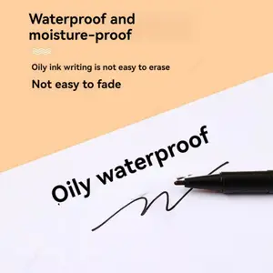 10 pcs permanent markers pensproof manga dwaterproof double water colorful face oily paint painting painting art school supplies Stationery 11 Main Permanent Marker Sales - №8