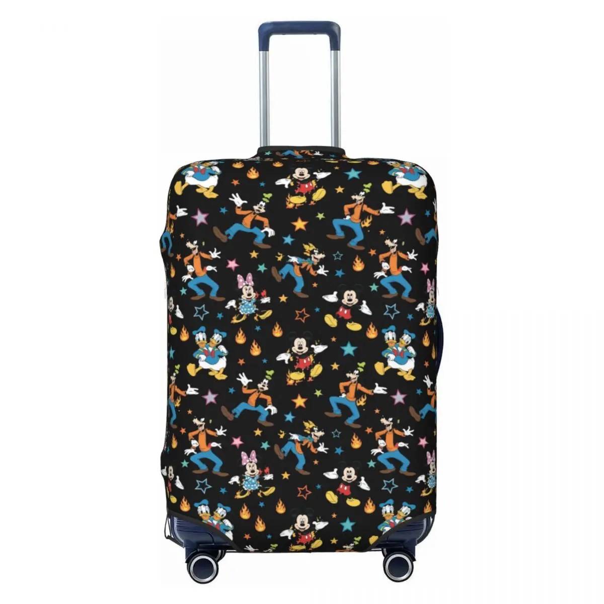 

Custom Mickey Mouse Luggage Cover Protector Fashion Travel Suitcase Covers for 18-32 Inch