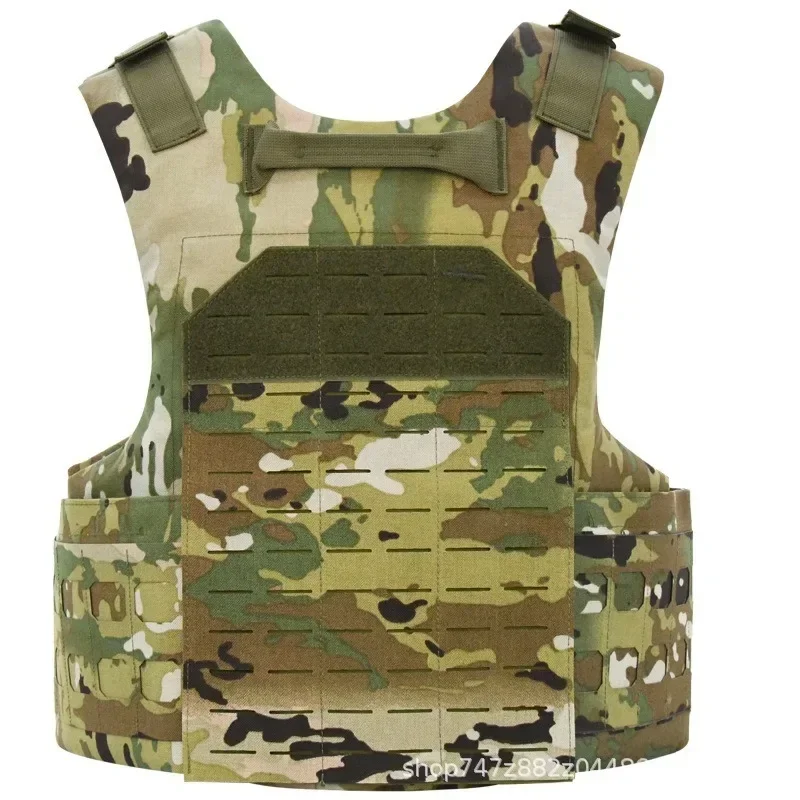 Full Protection CS Field Training Suit Vest, Outdoor Hunting Protection, Adjustable, Molle, Air Combat