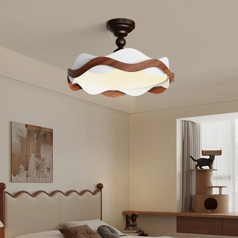 2024 New High-end Cream Style Full-spectrum Lamps Bedroom Ceiling Lamp American Middle-aged Retro Style Master Bedroom