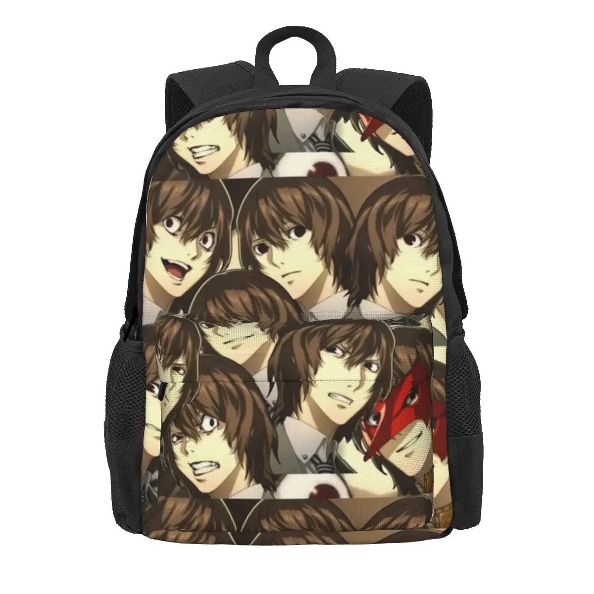 

Many Faces Of Goro Akechi Backpacks Boys Girls Bookbag Students School Bags Cartoon Kids Rucksack Travel Rucksack Shoulder Bag