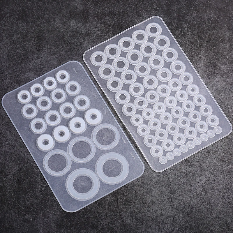 Multi Sizes Sealing Ring Spacer Plumbing Parts Silicone O-Ring Seal For Faucet Repair Kitchen Bathroom Shower 4/6 Split Pad Ring