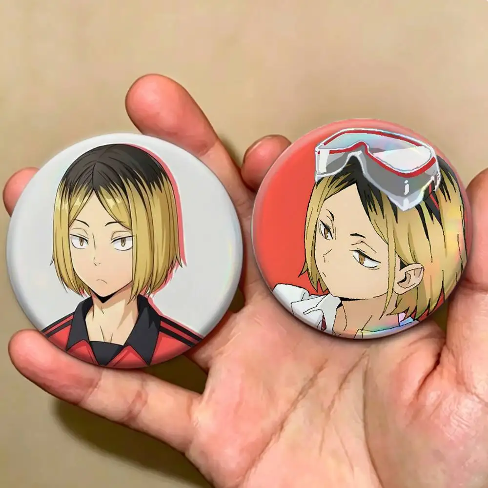Haikyu Kenma K-Kozume Badges Creative Tinplate Button PinsBrooch Badge Clothes Backpack