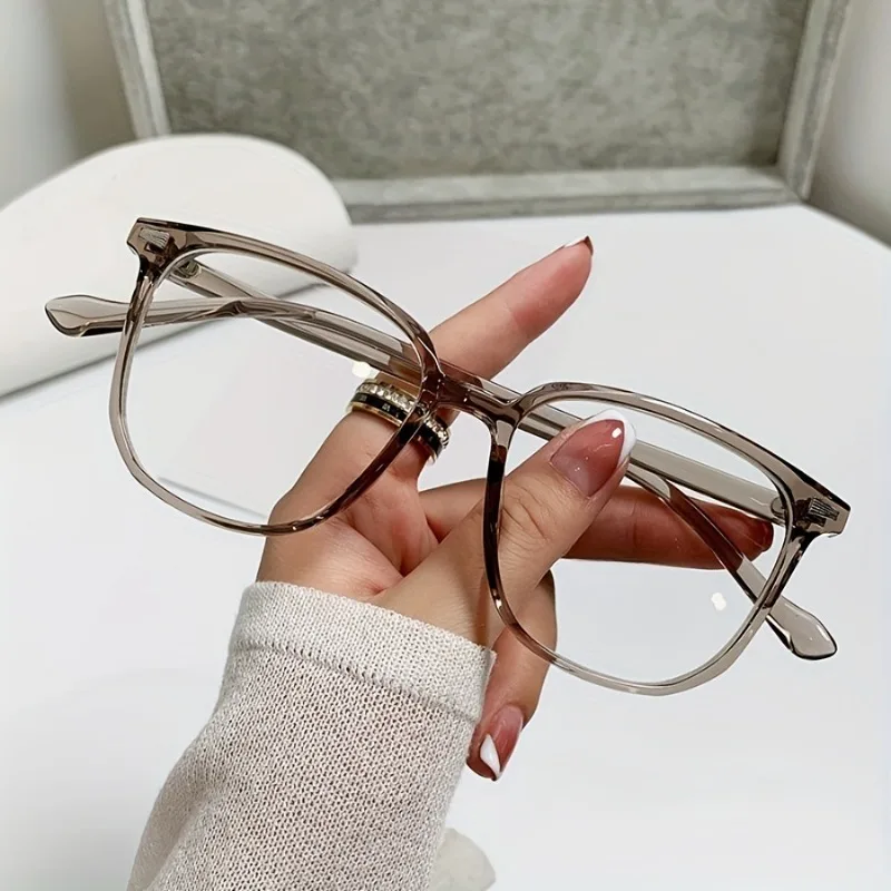 Women's Blue Light Blocking Glasses  Stylish Square Full-Frame PC Eyewear Multiple Colors Available image 5