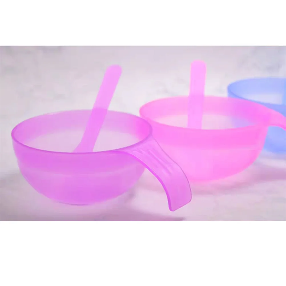 5 set Facial Mask Bowl Set Stick Portable Diy Skin Care Mixing Tools Kit For Women Gift (Random Color)