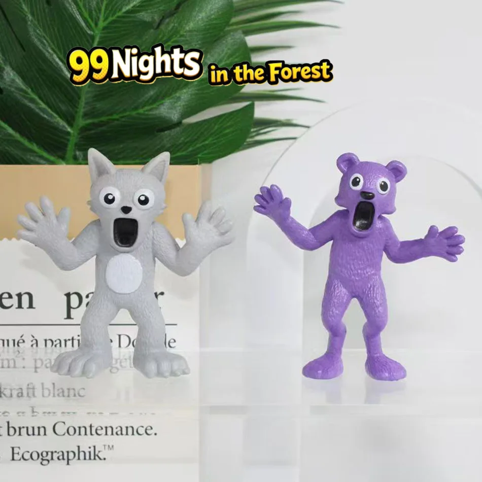 Neuheit 99 Nächte im Wald Hirschspiel Figur Spielzeug Tierpuppe Hirsch Spielzeug Fans Geburtstagsgeschenke Spielzeug für Kinder Halloween Geschenk