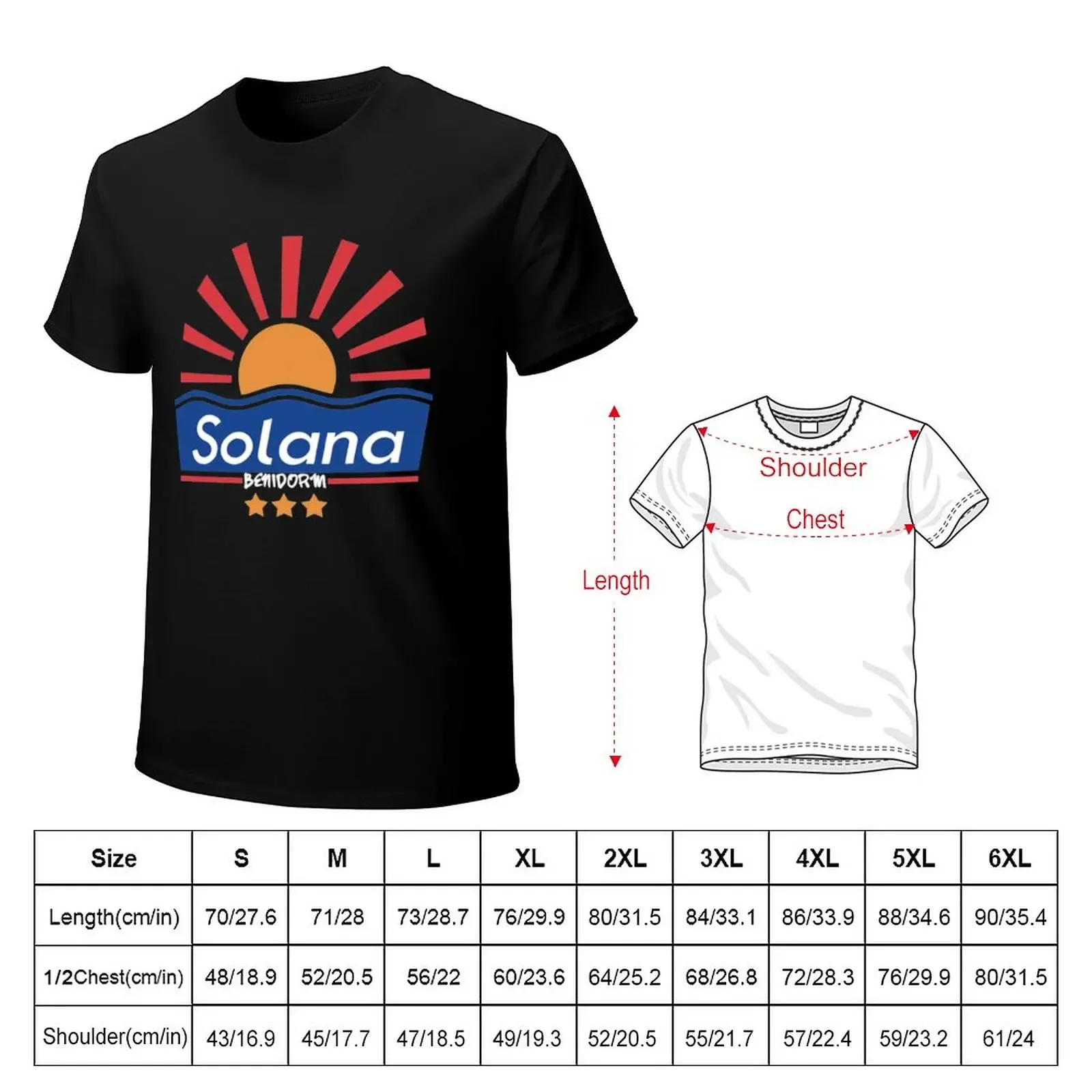 Benidorm Solana Hotel T-Shirt sports fans vintage clothes heavyweights workout shirts for men