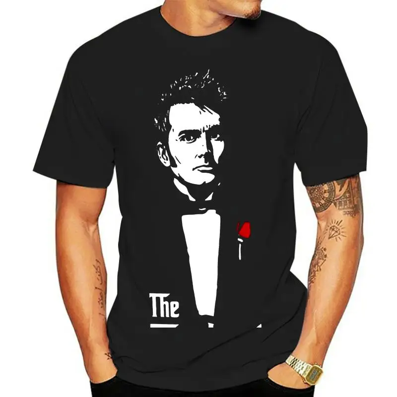 Dr Who Godfather Inspired Design Tops  Short Shirt Hip Hop Starnger Things Polyester T Shirts