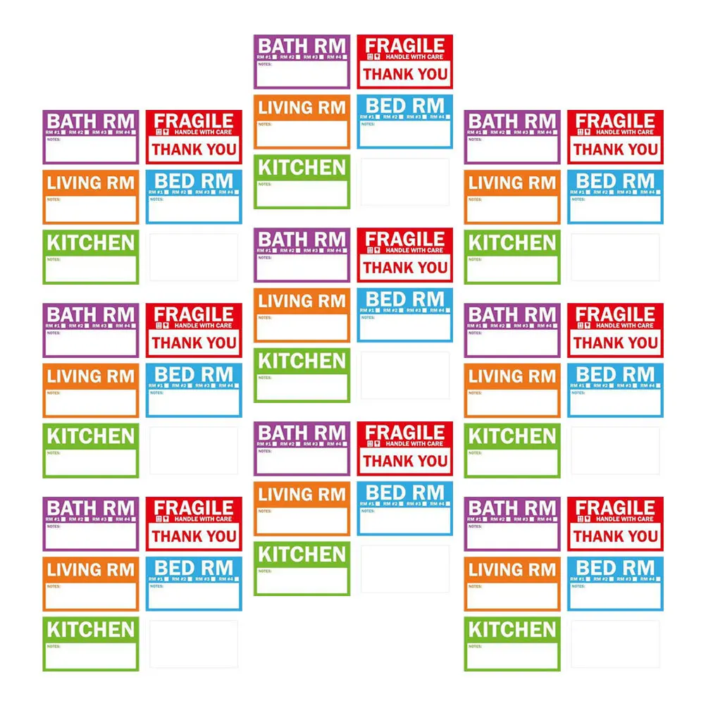 

300Pcs Writable Blank Label Stickers Self-Adhesive Tag Stickers for Organizing Sorting Home Use Blank Labels