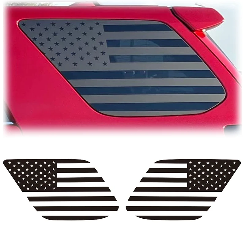 Spedking Popular Decorative Products Rear Window American Flag Decal For 10-23 4RUNNER Rear Window Decal