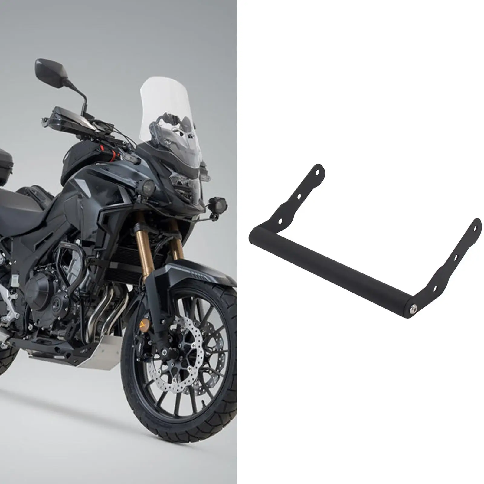 

Phone Navigation Bracket,Motorcycle Windshield Stand Holder Repair Parts Fittings Phone Holder Mount Stand for CB500x