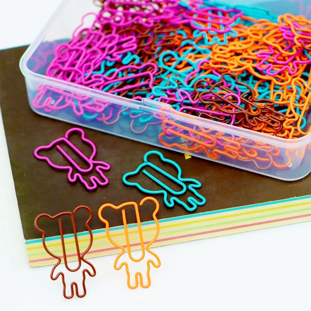 Cute Cartoon Bookmark Student Test Paper Clip Shaped Creative School Supplies