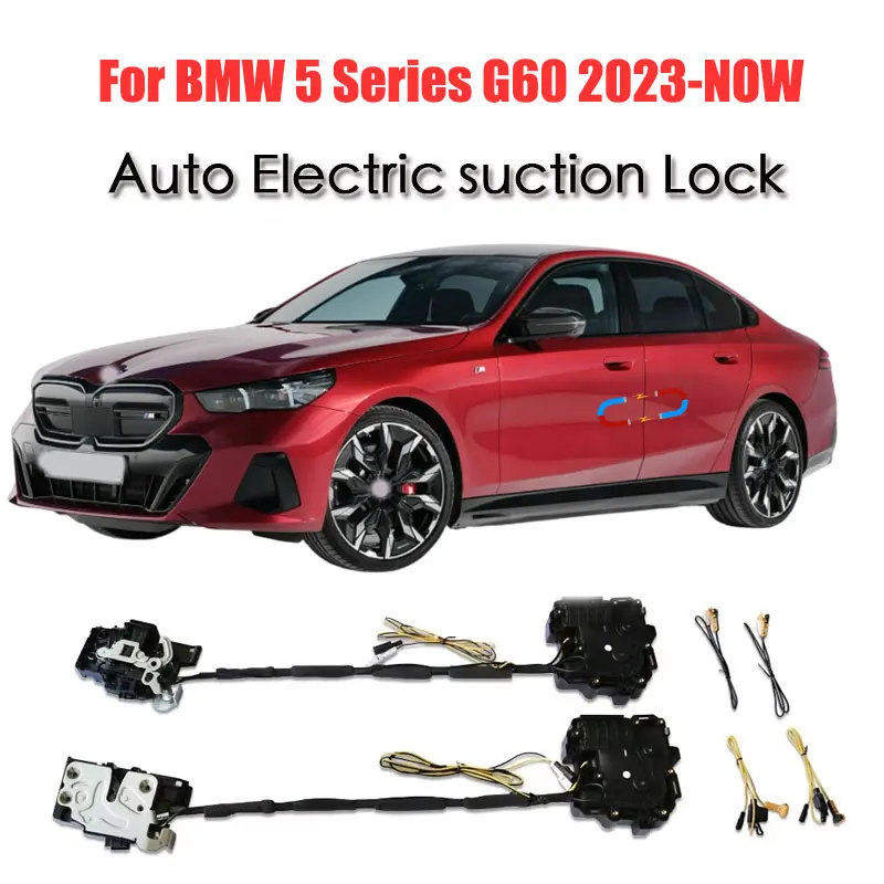 

For BMW 5 Series G60 2023-NOW Car Soft Close Door Latch Pass Lock Actuator Auto Electric Absorption Suction Silence Closer