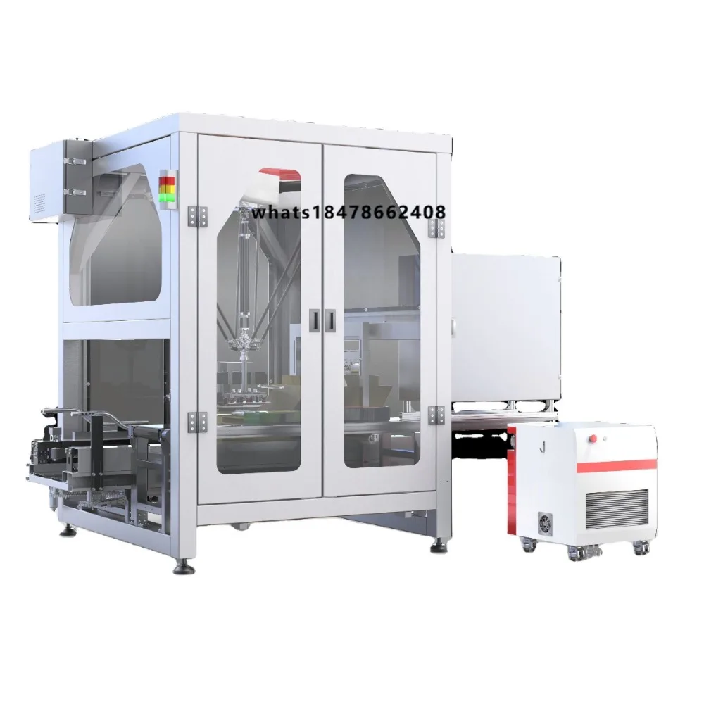 Advanced Vision-Guided Delta Robot System for High-Speed, Flexible Packaging and Case Loading Automation