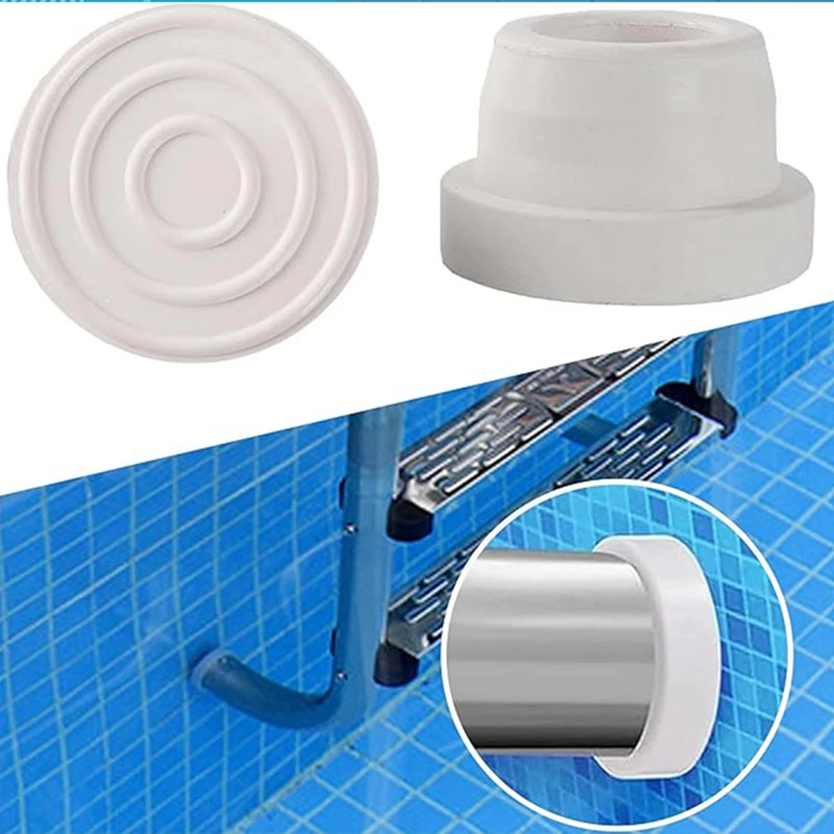 Built-in Pool Ladder Bumpers Rubber Stoppers For Ladder Rubber Buffer For Pool Ladder Stopper For Pool Ladder Pool Bumper Caps