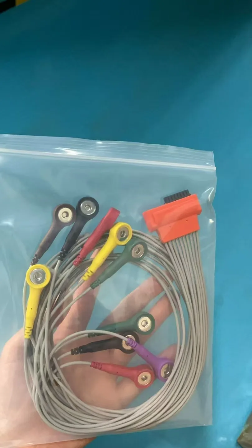 Heart 16-pin 10-guide needle ECG Dynamic ECG Cable Medical consumables