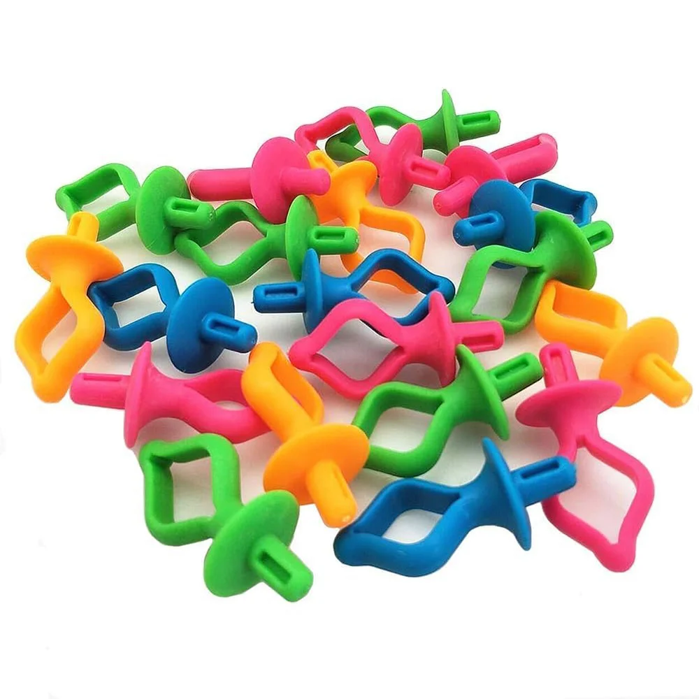 100Pcs Silicone Bobbin Holder thread Spool Savers Clamp Stack Bobbins on Top of Thread Spools for  Embroidery Sewing Tools Clips