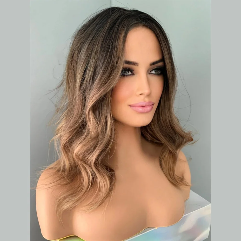 

Ombre Blond Body Wave Натуральные Мягкие Длинные 5x5 Шелковая Основа Еврейский Парик Человеческих Волос Детские Волосы HD Кружева Европейские Волосы Предварительно Сорванные