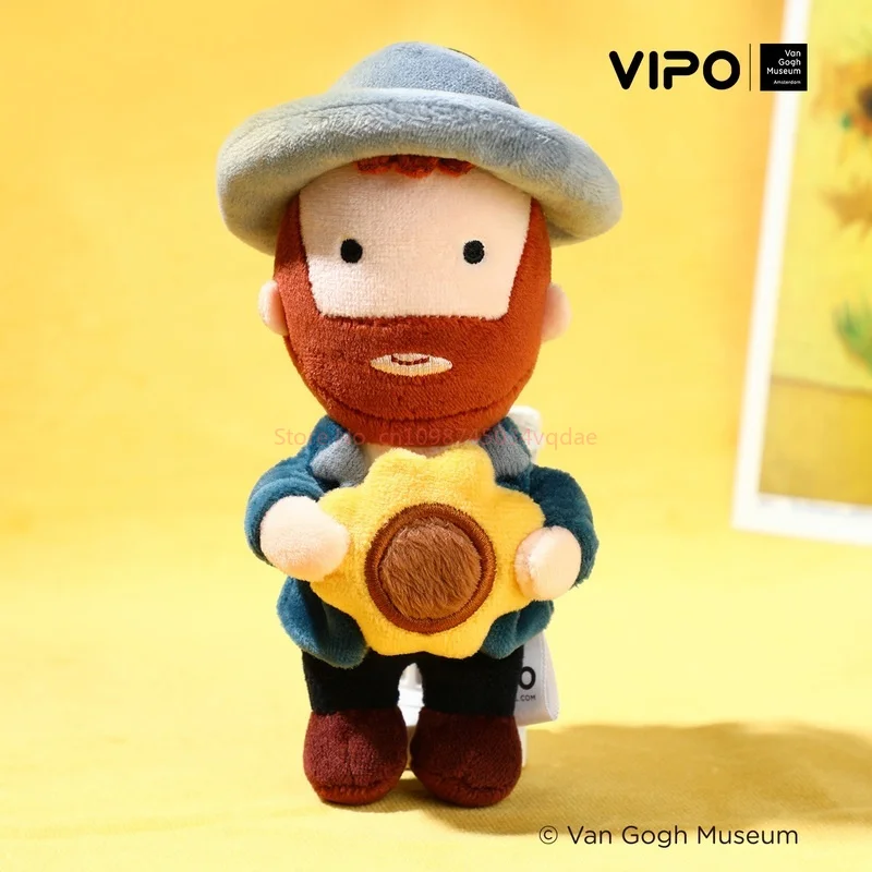In Stock Original Vipo Van Gogh Museum Van Gogh Self Portrait Series Blind Box Anime Character Doll Collection Holiday Toys Gift