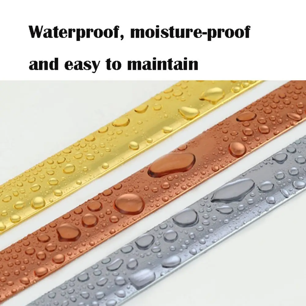 شريط حافة عملي ذاتي اللصق مضاد للضباب، ملصق سهل للأثاث، ديكور من مادة PVC المقاومة للماء، خزائن حماية للحواف #1