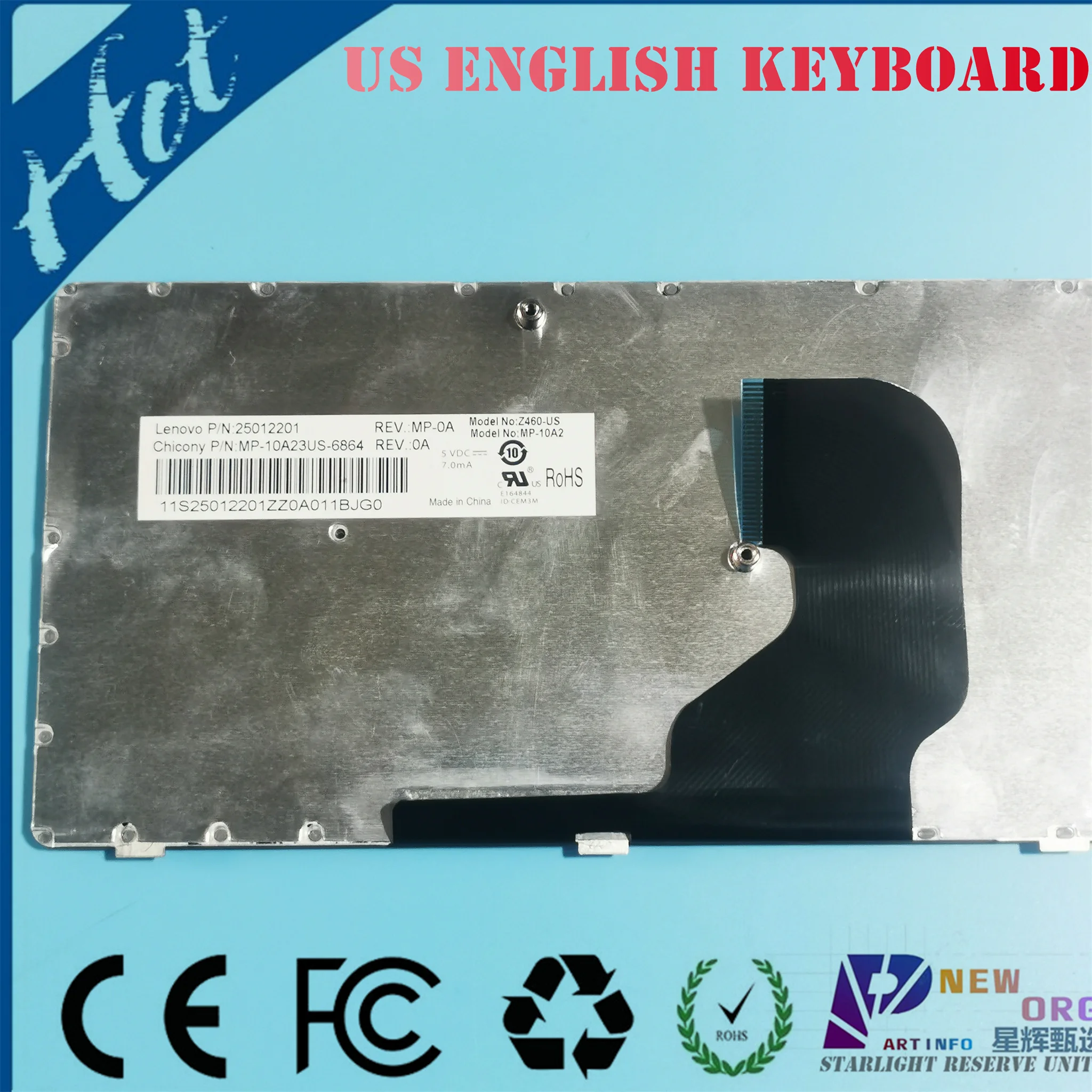 US English laptop Keyboard for LENOVO IDEAPAD Z460 Z465 Z460A Z465A Series laptop Frame RED