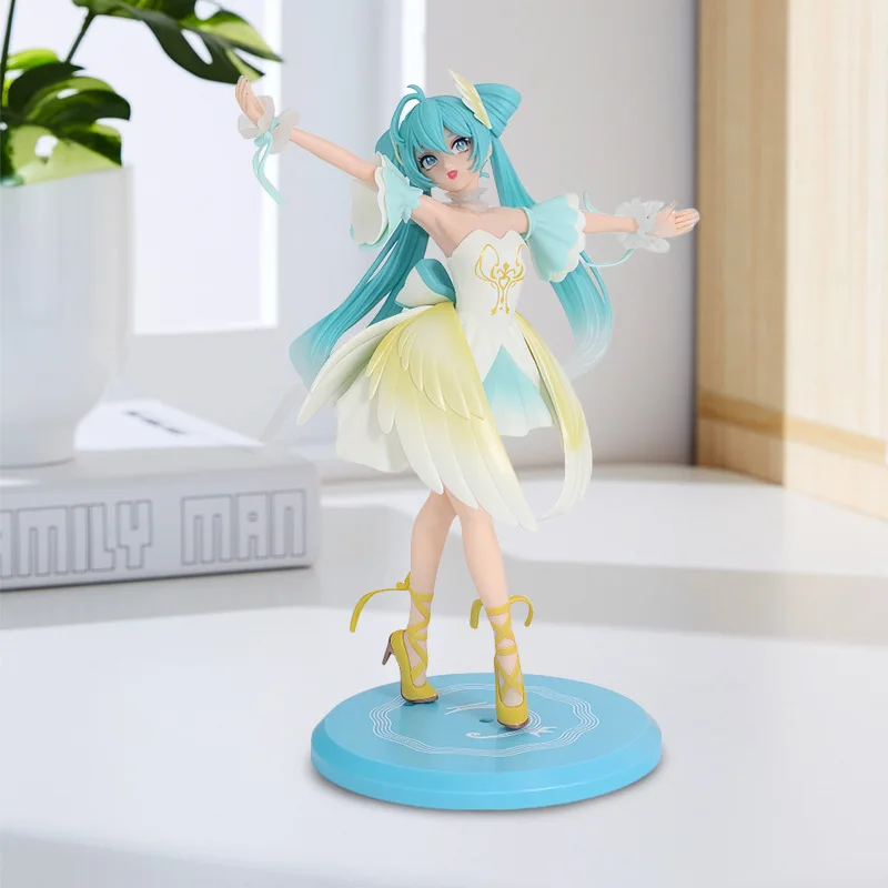 20 سنتيمتر أنيمي هاتسون ميكو بحيرة البجع الأميرة Kawaii عمل الشكل البلاستيكية دمية نموذج اللعب زخرفة سطح المكتب الديكور الهدايا #1