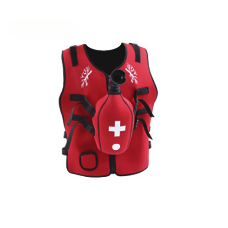 First Aid Airway Infarction Practice Device Emergency Red Style Adult Heimlich Training Vest