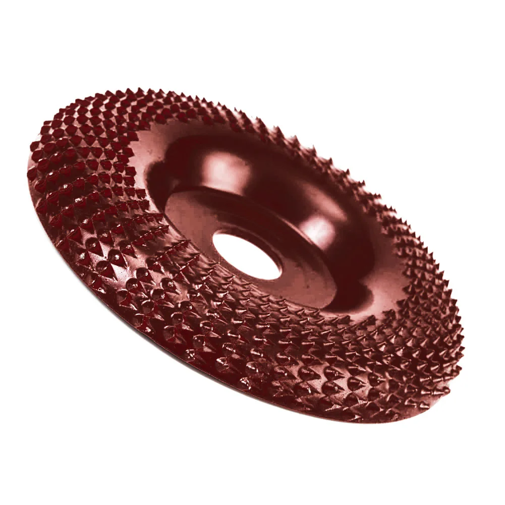 Hot Sale Newest Reliable Indoor Curved Grinding Disc Tungsten Carbide Wheel Disc Grinding Disk Red Shaping Wheel