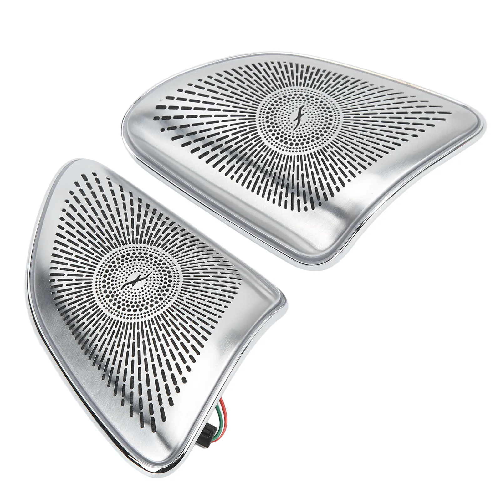 A Pillar Tweeter Cover Dustproof Car Speaker Protector Cool 64 Color Matte Chrome for Modification