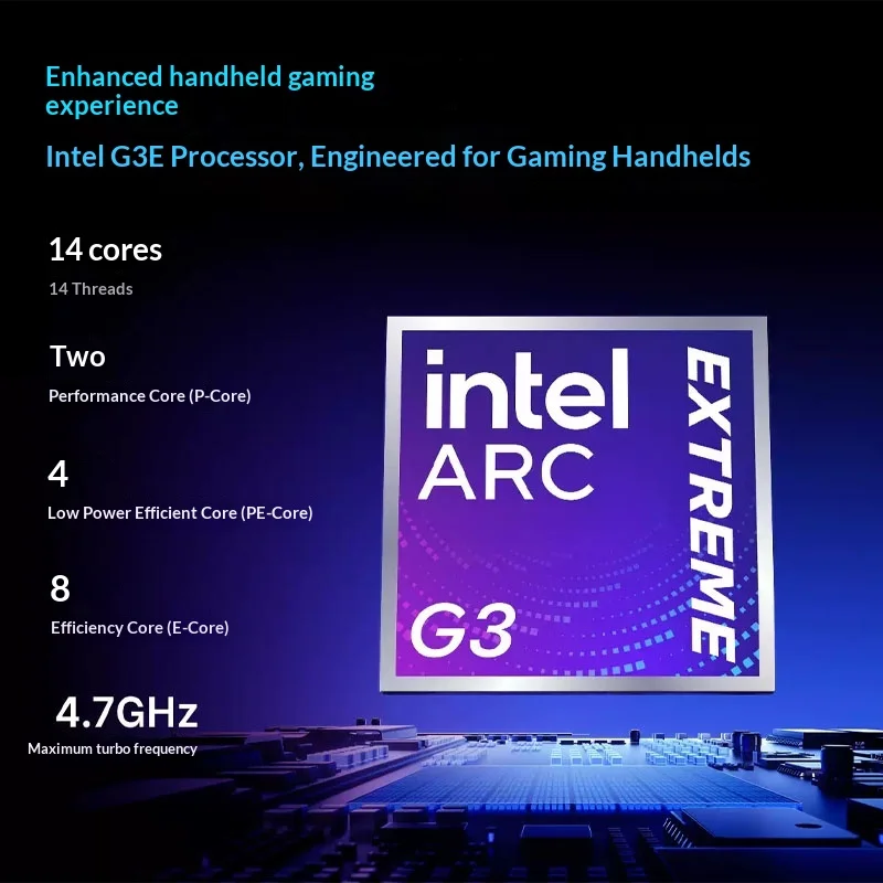 OneXPlayer X2 Mini Handheld Game Console OLED Intel Arc G3 Extreme 32GB 1TB SSD PC Gaming Handheld Detachable Controllers