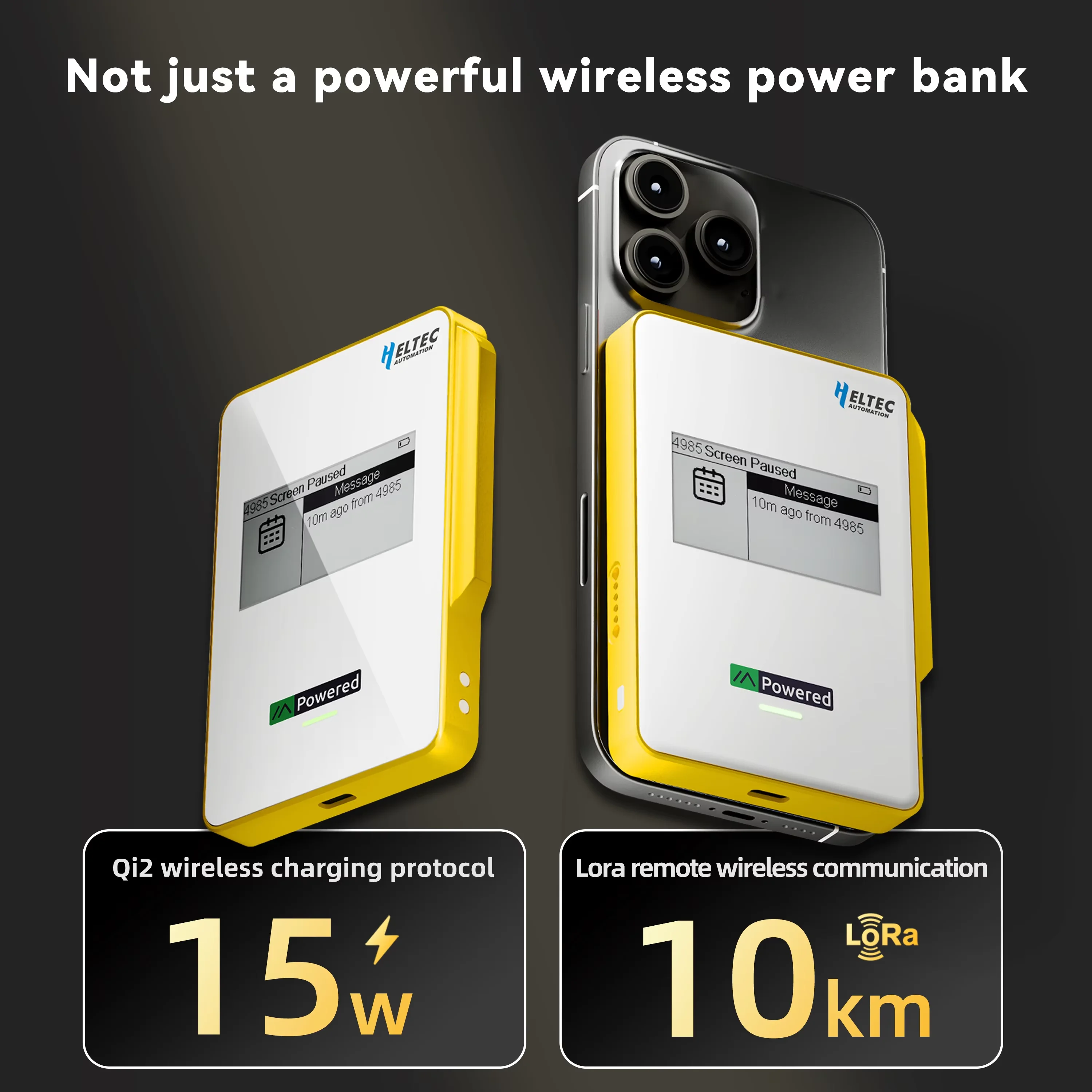 헬텍 메쉬포켓 Qi2 마그네틱 보조배터리 5000/10000mAh 15W 무선 고속 충전 (메쉬스타틱 메쉬코어 아이폰 안드로이드용) ﻿ ﻿