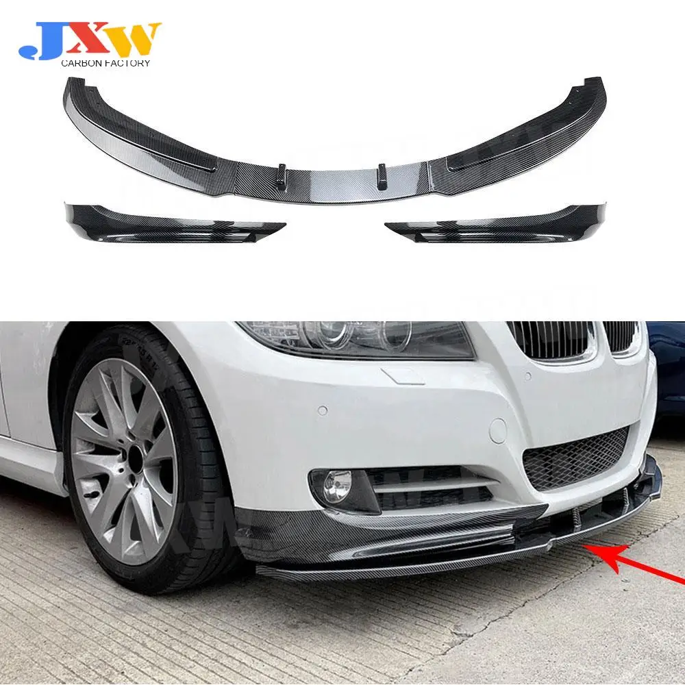 

ABS Car Front Bumper Lip Spoiler With Splitter for BMW 3 Series E90 E91 LCI 320i 2009 2010 2011 2012 Bodykits Car Accessories