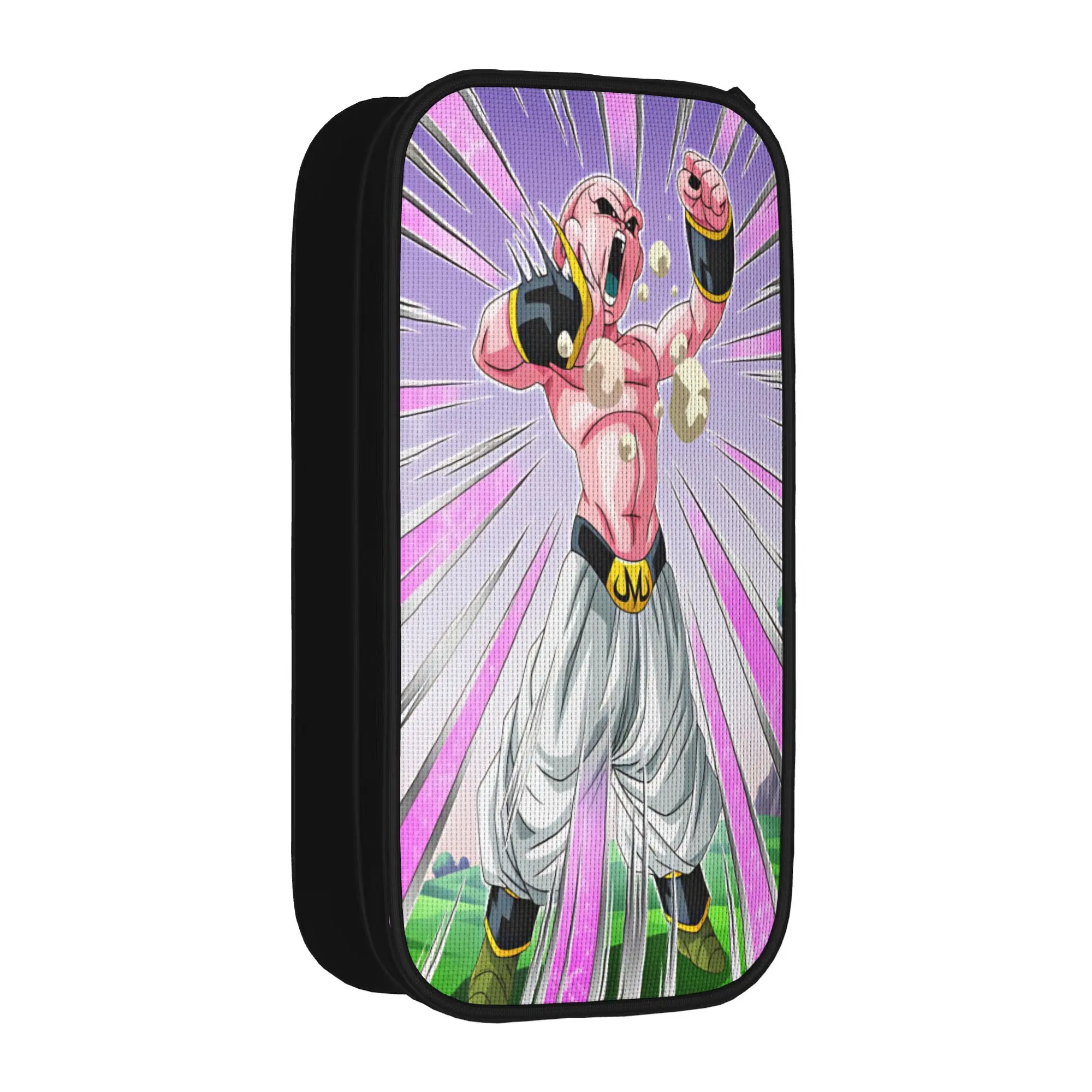 Cool Pencil Case Pinks Monster  Pencil Pouch Dragon-Balls School Pencil Cases Kids Double Layer Graphic School Stationery
