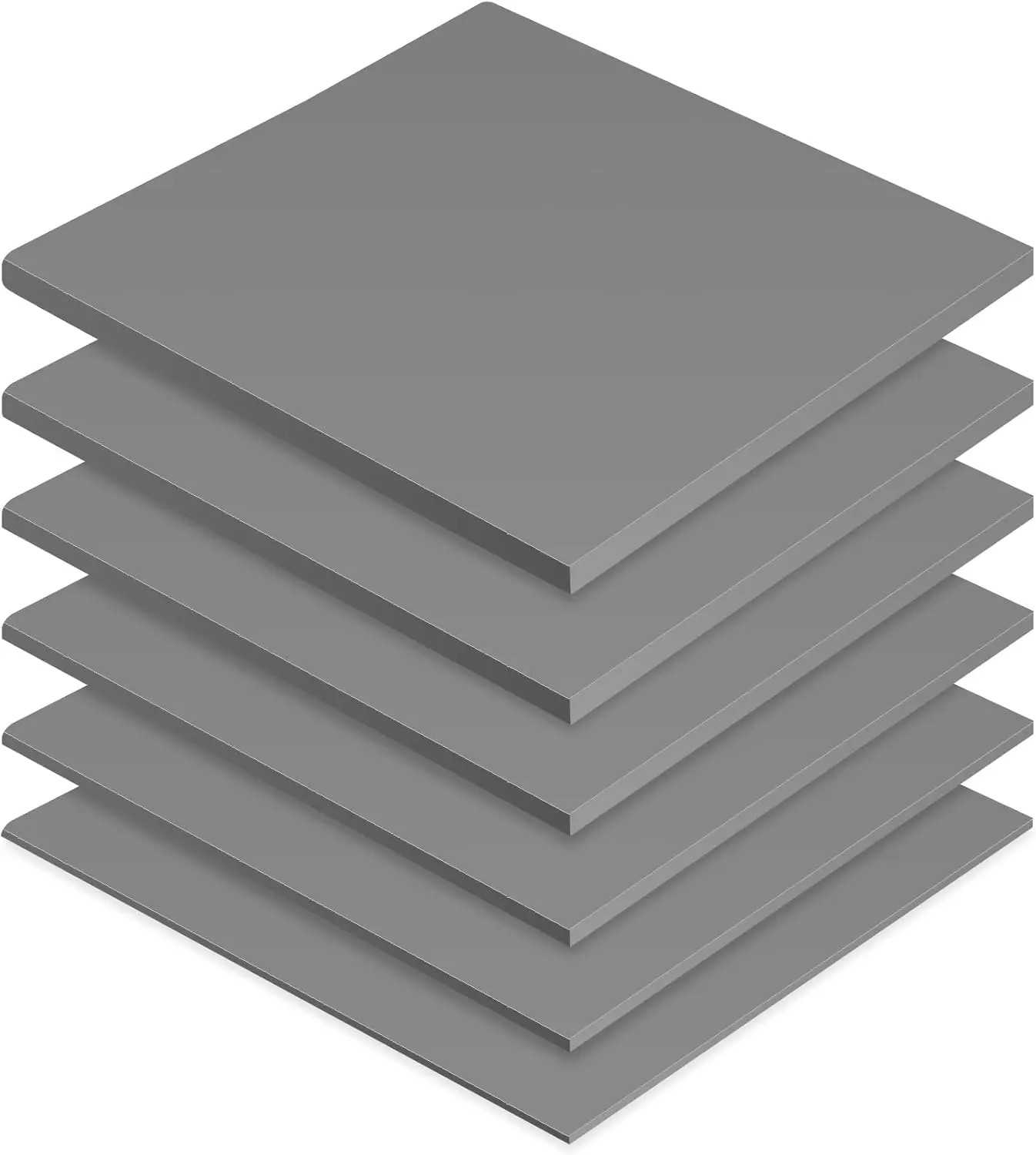 

6 Pcs Thermal Pad Set 100x100mm, 0.5-3mm Thickness, Heat Resistant Conductive Silicone for Laptop CPU GPU LED Cooler