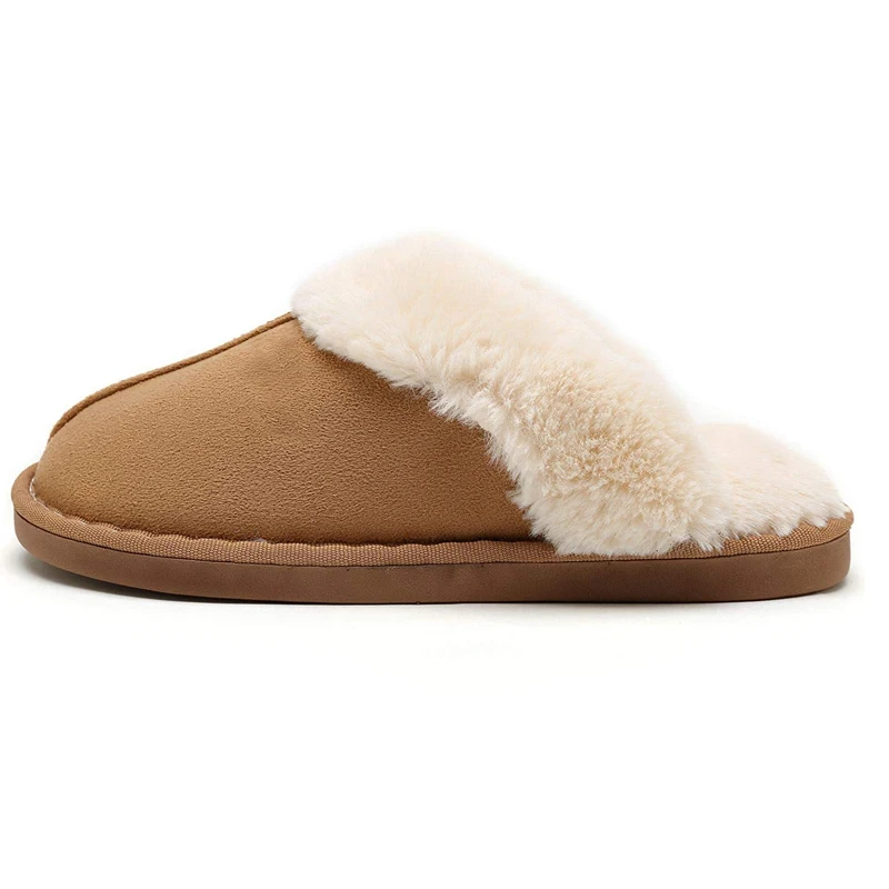 2024 Pantofole da uomo in pelliccia invernale calda casa ragazze pantofole donna uomo casual lusso finta pelle scamosciata scarpe di peluche addensare indoor 29 32 45