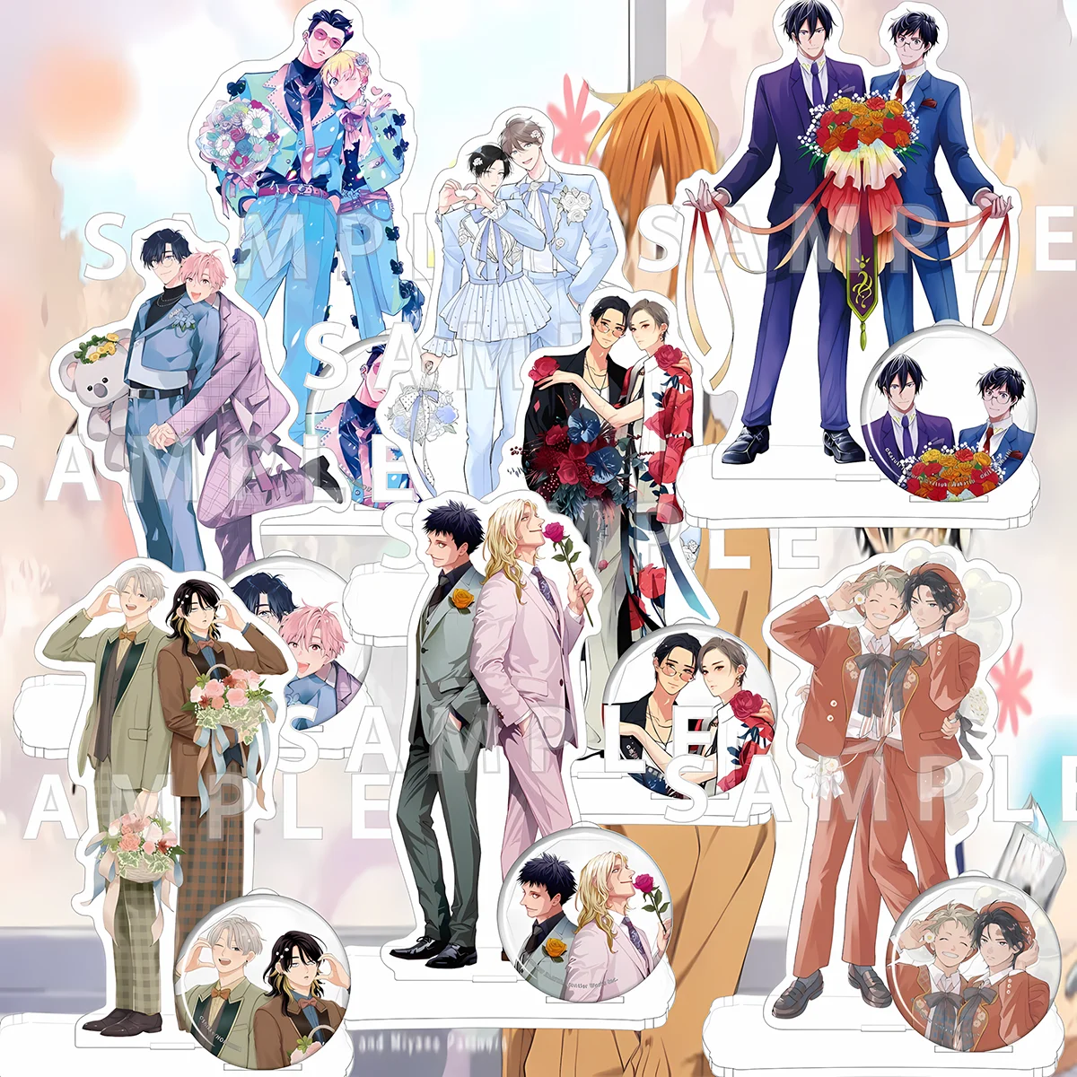 Soporte acrílico de 15 cm de Anime Sasaki y Miyano, Sasaki Hideyuki, decoración para el Día de la Madre para escritorio, estantería, colección de anime, llavero