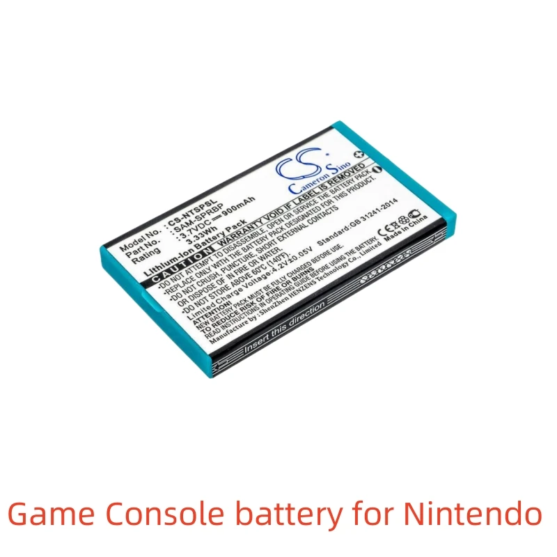 

Li-ion Game Console battery for Nintendo,3.7V,900mAh,Advance SP,GBA SP,AGS-001,SAM-SPRBP,AGS-003