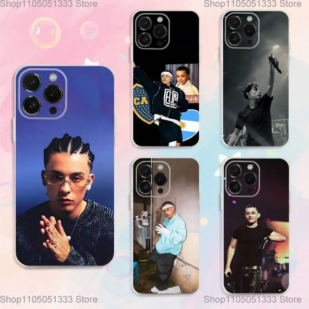 

Trueno Rapper Phone Case For iPhone 17,16,15,14,13,12,11 Plus,Pro,Max,XR,XS,Plus,E,SE4,Mini Transparent Cover
