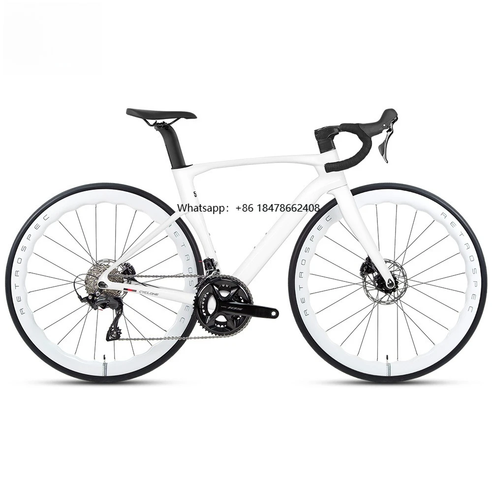 

Twitter карбонового шоссейного велосипеда 700c с деталями скорости R7120-24, карбоновый обод и волнистый городской велосипед Bicicleta De Carreras De Carbono