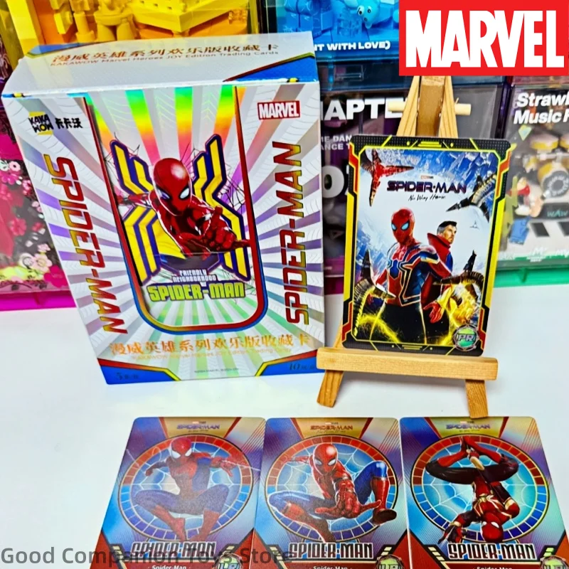 

Genuine Kakawow Wholesale Marvel Spider-Man Card For Child Classic Movies Exquisite Poster Rare Limited Game Card Kids Gifts