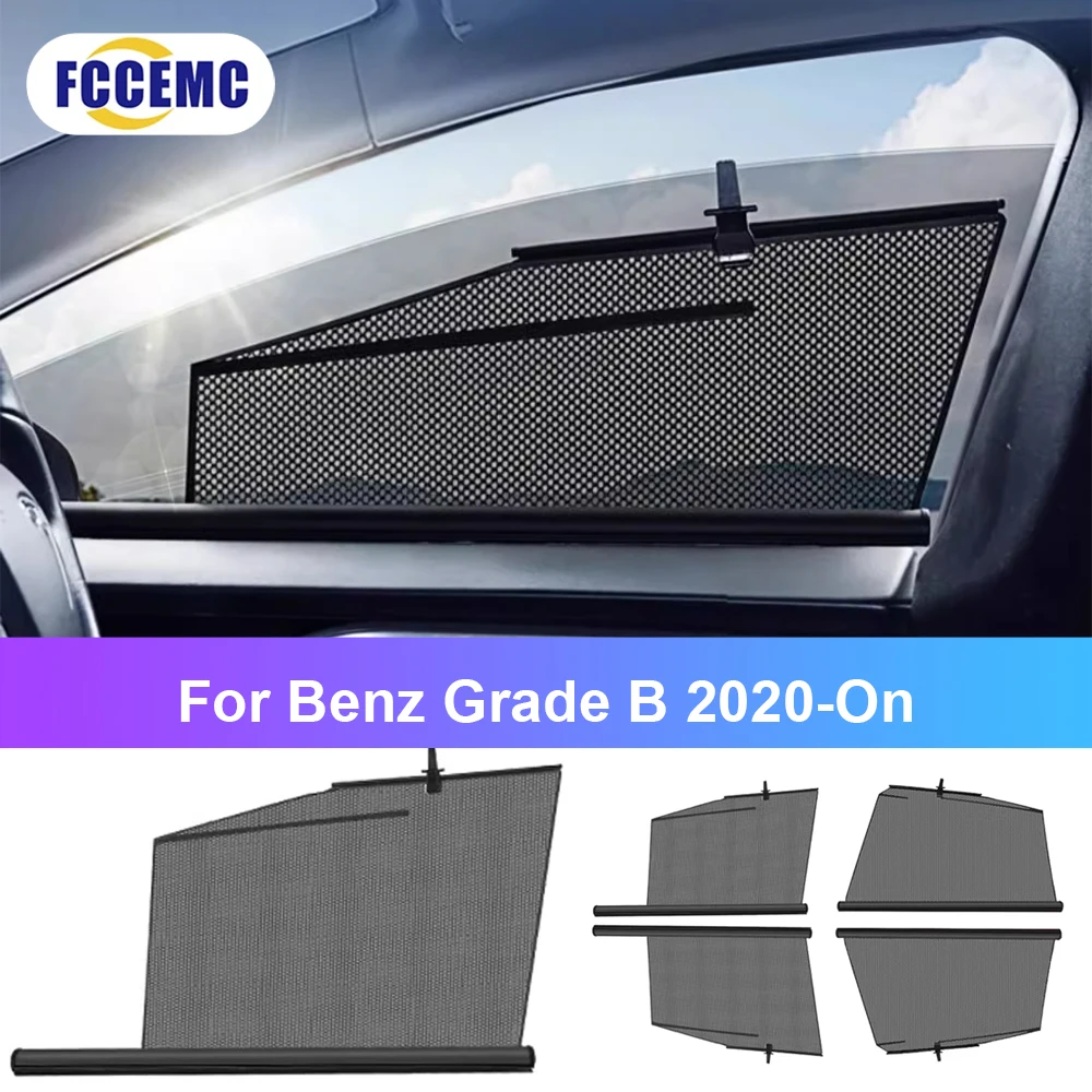 Car Lifting Window Sunshade For Benz Grade B Car SunShade Front Rear Window Sun protection Parts