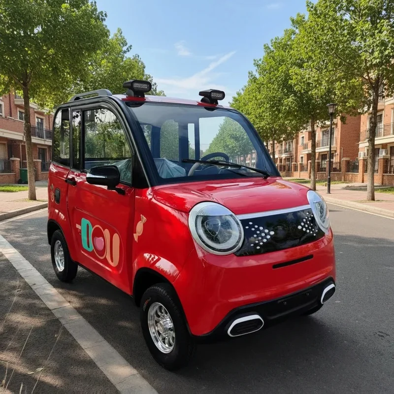Small Speed Car 2 300km Long Range Lithium Battery New Energy Vehicle with Conditioning Elder