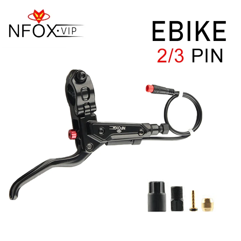

2 3 Pin Ebike Brake Lever Power off Electric Bike Hydraulic Brake Lever with Sensor for 22.2mm E Bike E-bike