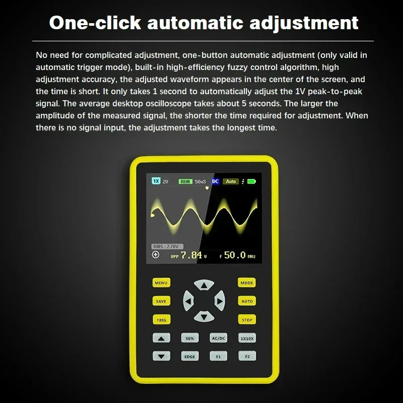 5012H NEW Digital Oscilloscope Offering 100MHz Analog Bandwidth and 500MS/s Sampling Rate Support Waveform Storage